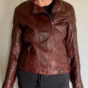 High End Leather Jacket Biker Style made by Gipsy in Europe.